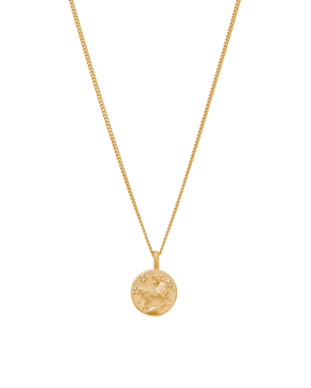 PETITE ZODIAC NECKLACE (18K GOLD VERMEIL)