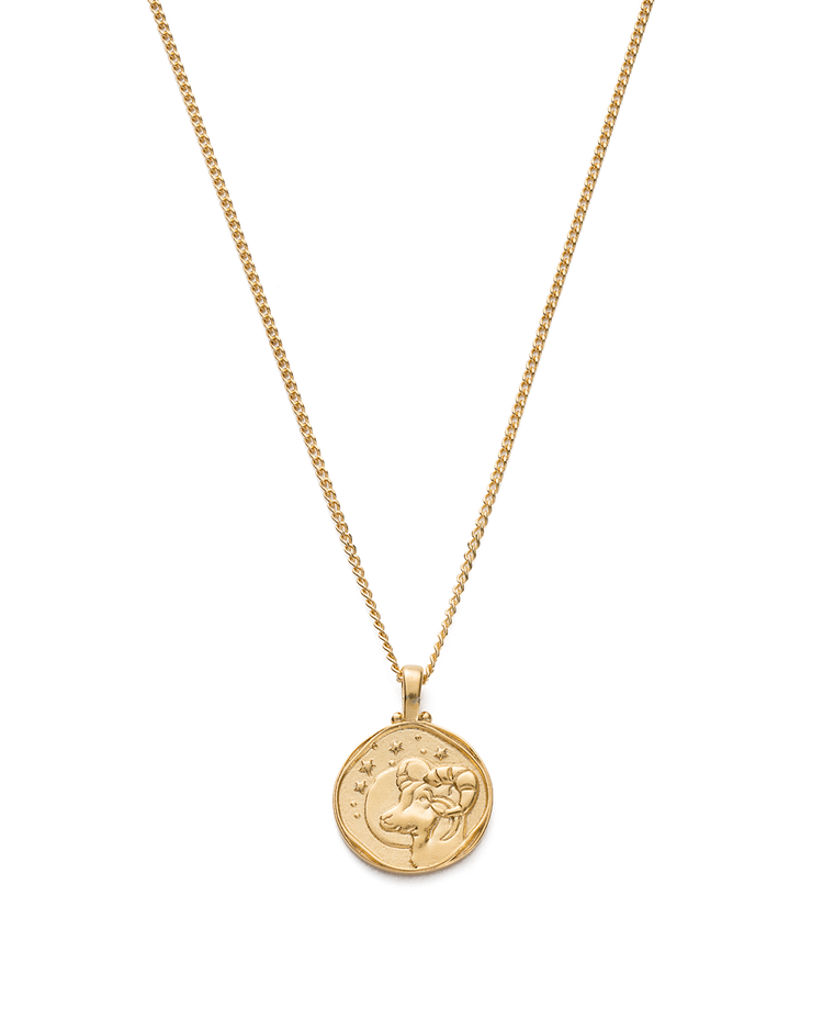 ARIES ZODIAC NECKLACE (18K GOLD VERMEIL) IMAGE 1