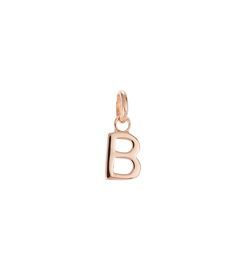 OUTLINE INITIAL A-Z (18K ROSE GOLD VERMEIL) IMAGE 6
