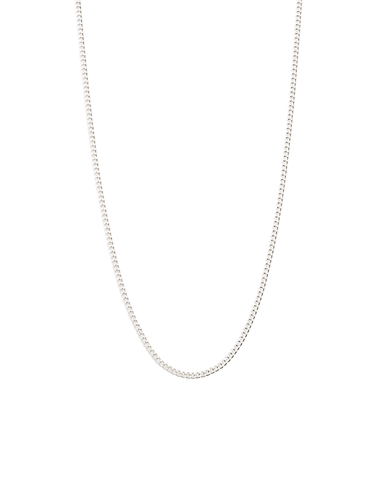 BESPOKE CURB CHAIN (STERLING SILVER) - IMAGE 1