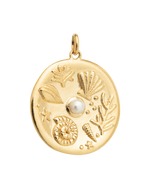 BY THE SEA COIN (18K GOLD VERMEIL) - IMAGE 1