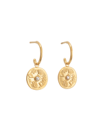 BY THE SEA HOOPS (18K GOLD PLATED) - IMAGE 1