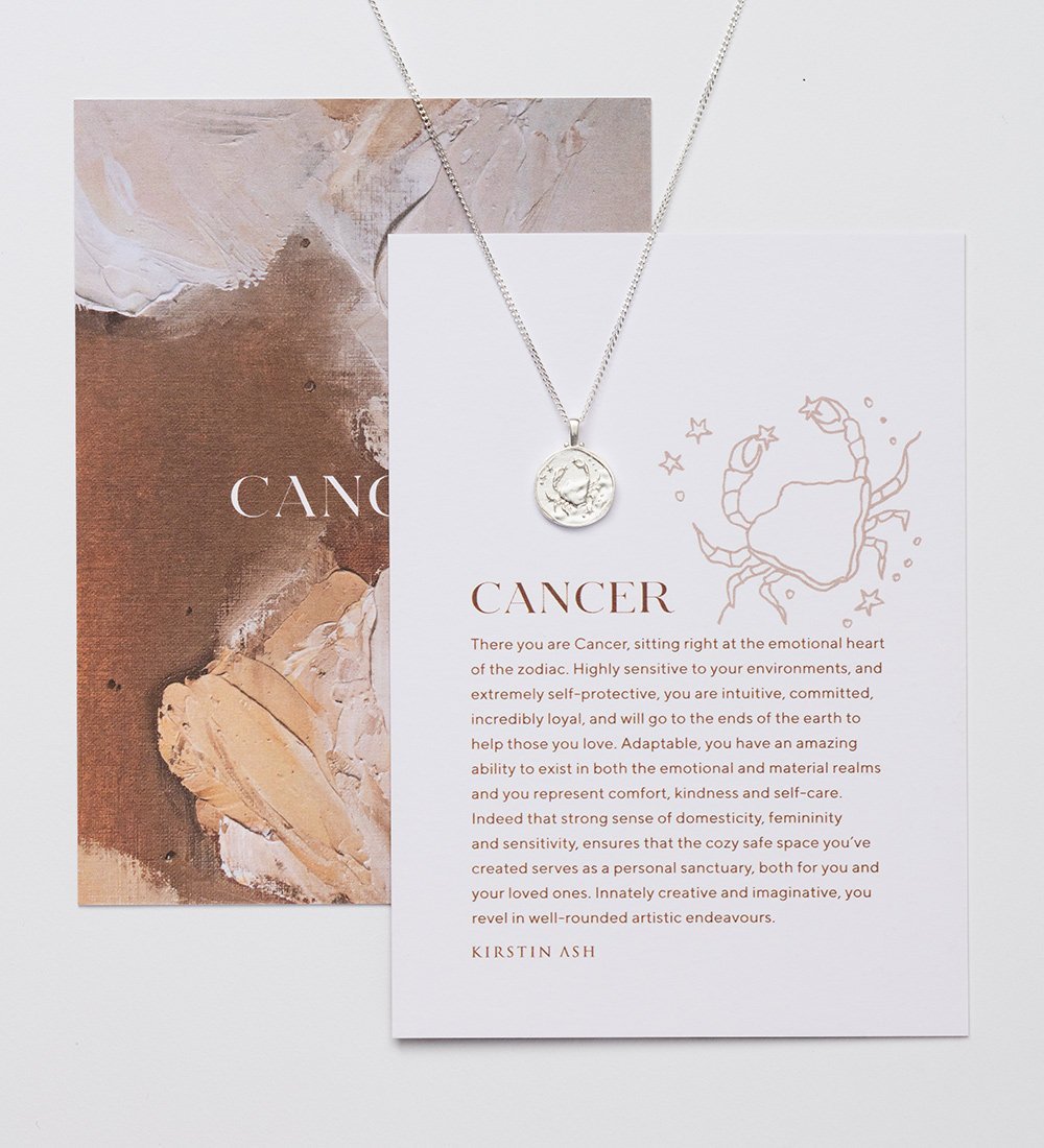 CANCER ZODIAC NECKLACE (STERLING SILVER) - IMAGE 6