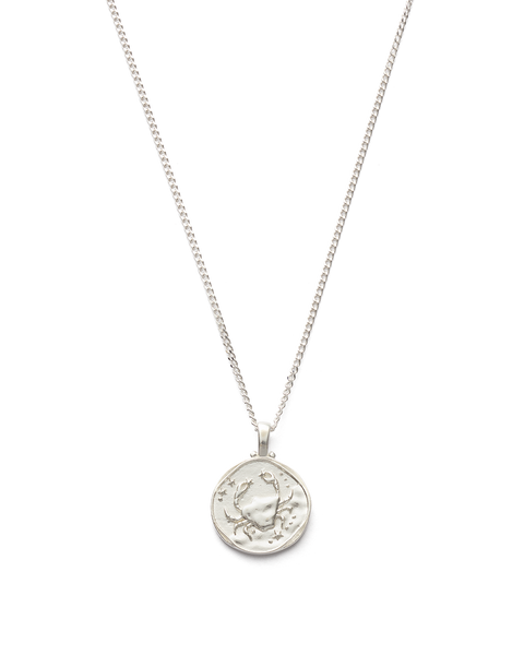 Silver Gothic Zodiac Pendant Necklace - Leo | Icing US