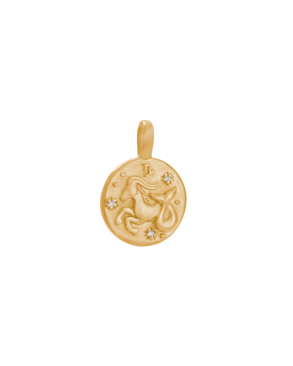 CAPRICORN PETITE ZODIAC (18K GOLD VERMEIL)