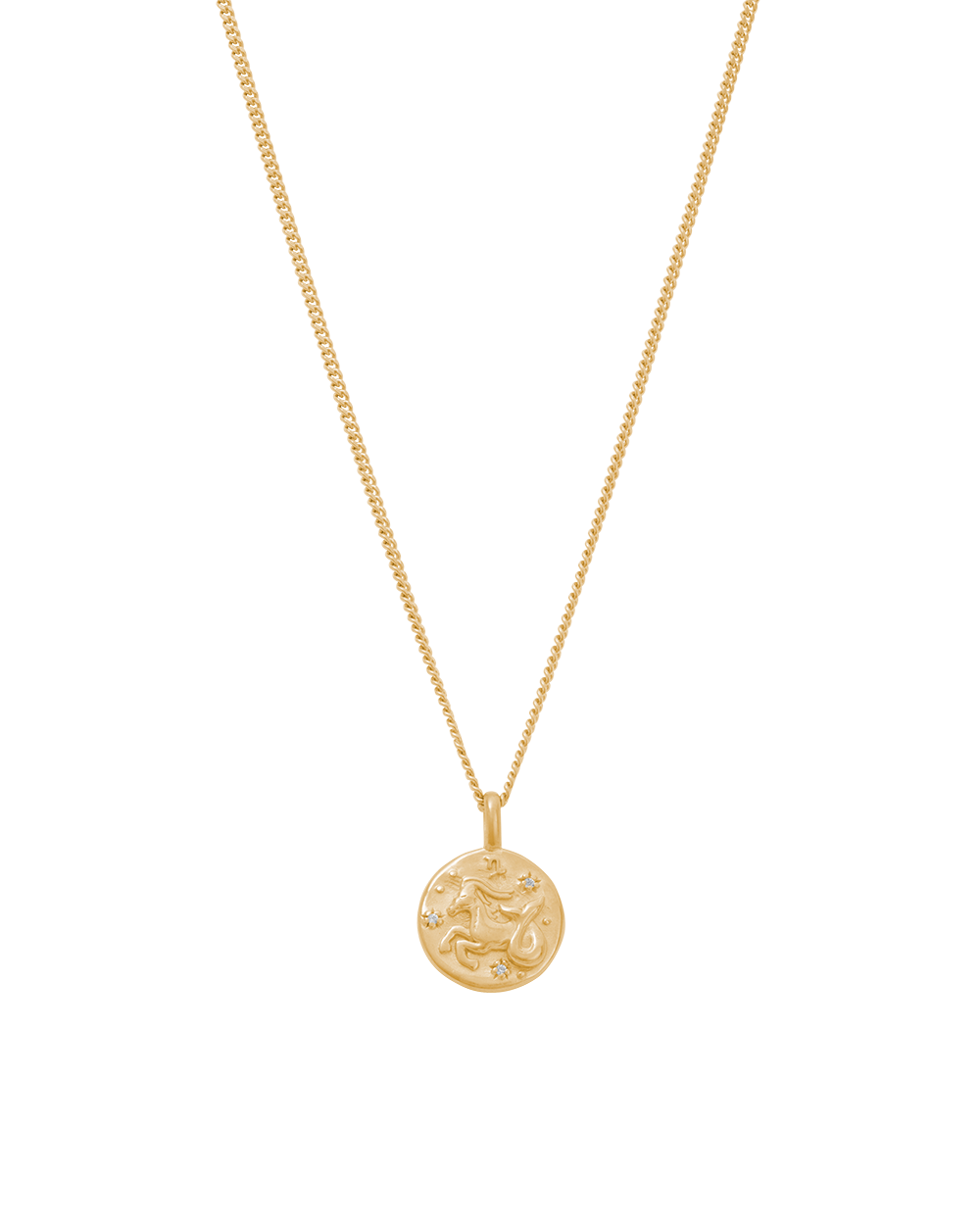 PETITE ZODIAC NECKLACE (18K GOLD VERMEIL) – KIRSTIN ASH (New Zealand)