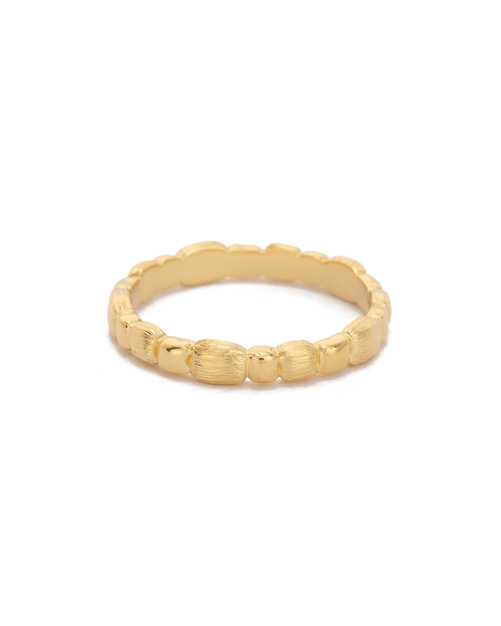 CASCADE RING (18K GOLD PLATED) - IMAGE 1