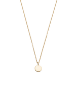 CLASSIC CIRCLE NECKLACE (9K GOLD) - IMAGE 1
