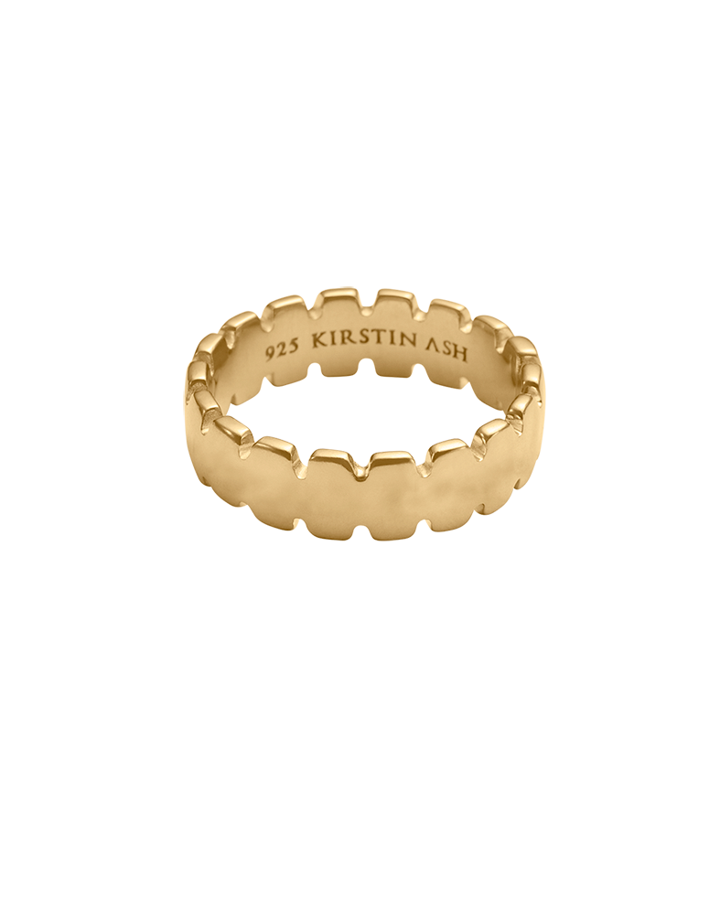 COLLIDE RING (18K GOLD PLATED) IMAGE 1
