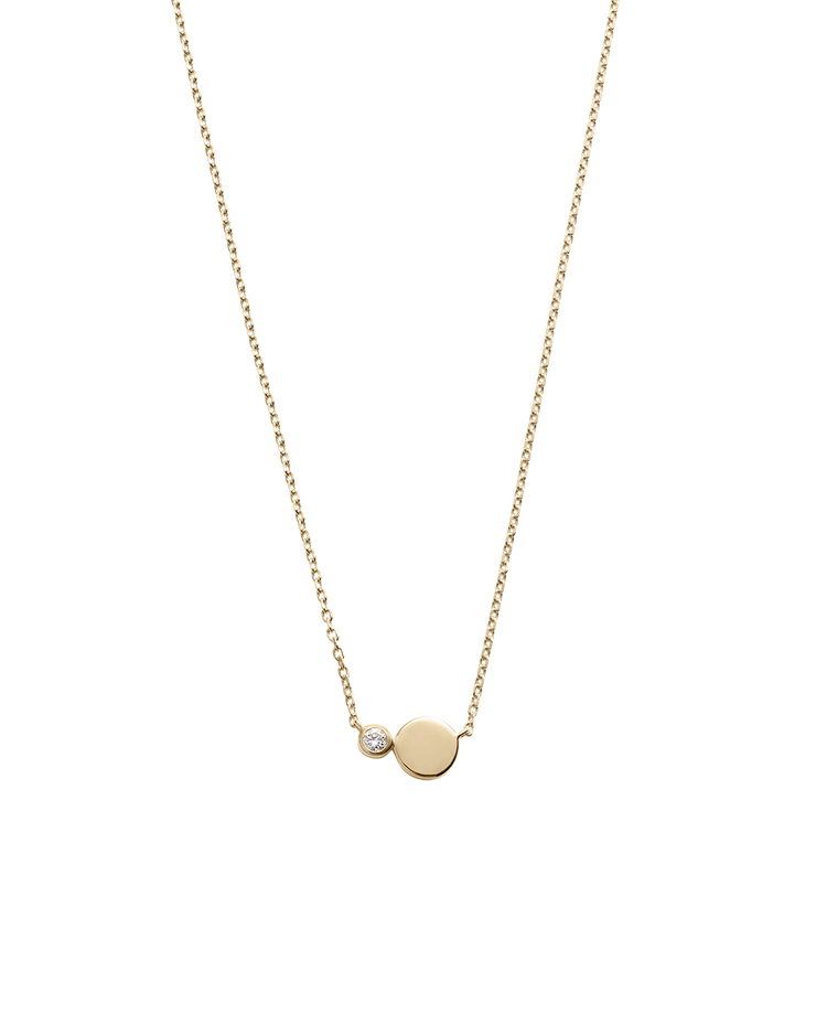 EVERLAST DIAMOND ENGRAVABLE NECKLACE (9K GOLD)