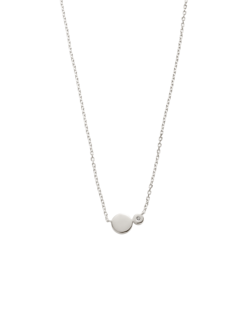 EVERLAST DIAMOND ENGRAVABLE NECKLACE (STERLING SILVER)