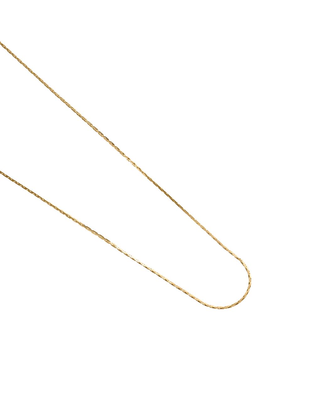 DUALITY CHAIN NECKLACE (18K GOLD PLATED)