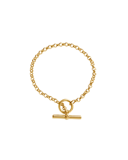 EVOLVE T-BAR BRACELET (18K GOLD PLATED)