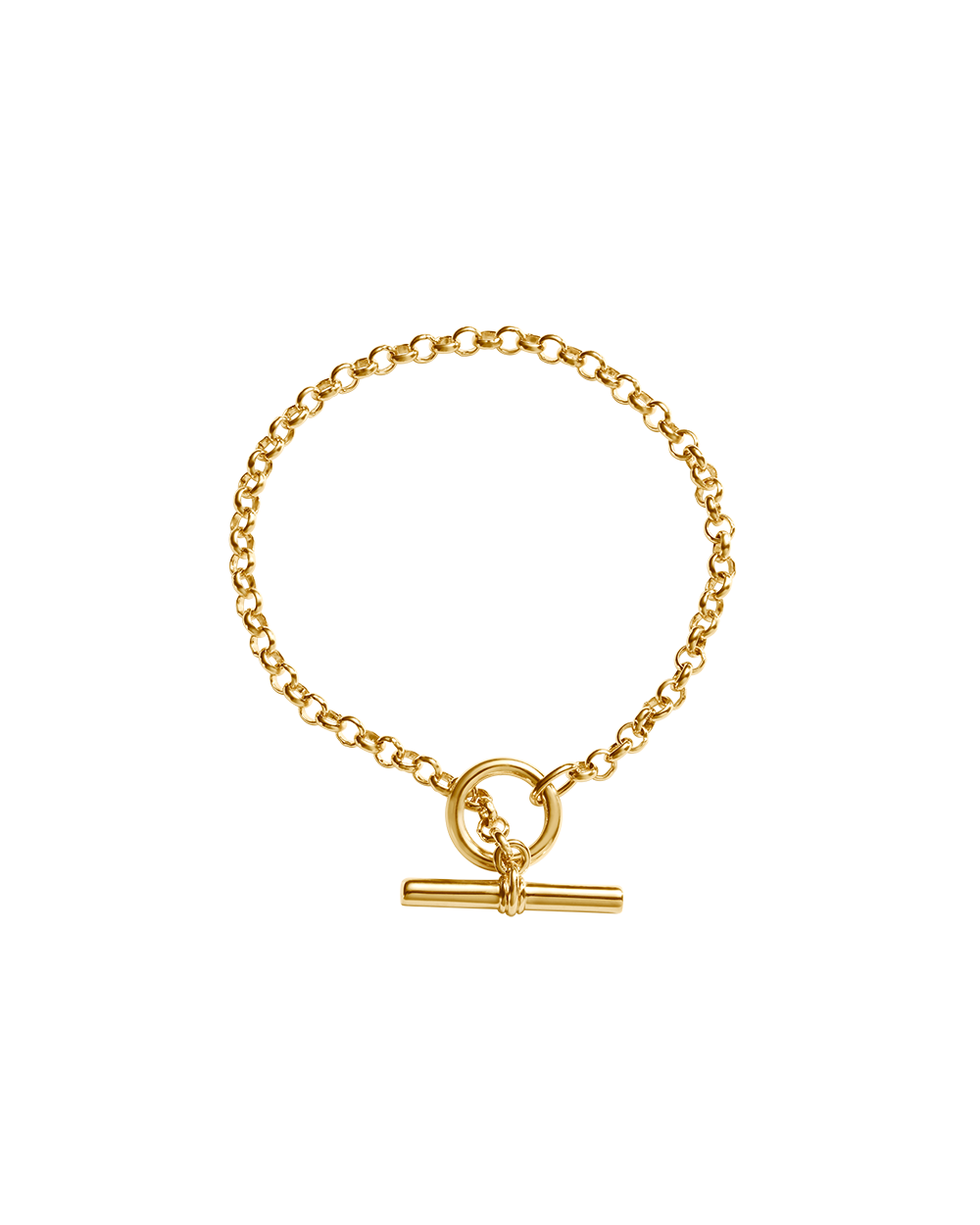 EVOLVE T-BAR BRACELET (18K GOLD PLATED)