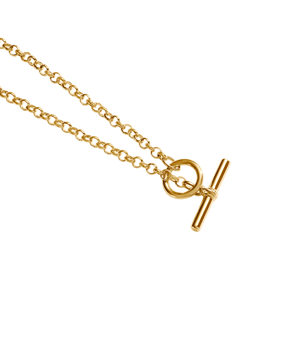 EVOLVE T-BAR BRACELET (18K GOLD PLATED)