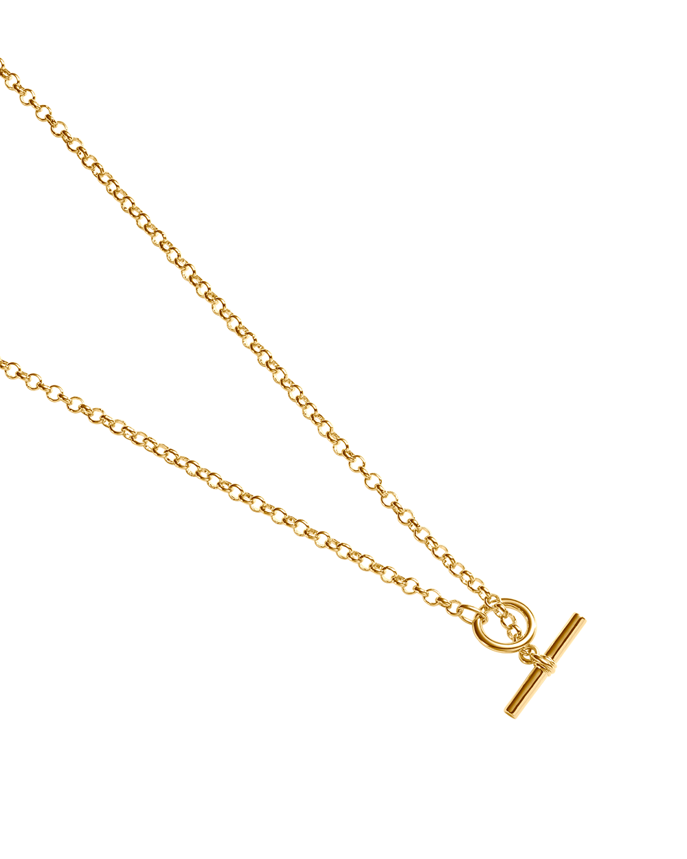 EVOLVE T-BAR NECKLACE (18K GOLD PLATED)