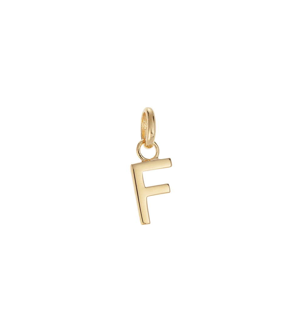 OUTLINE INITIAL A-Z (18K GOLD VERMEIL) IMAGE 13