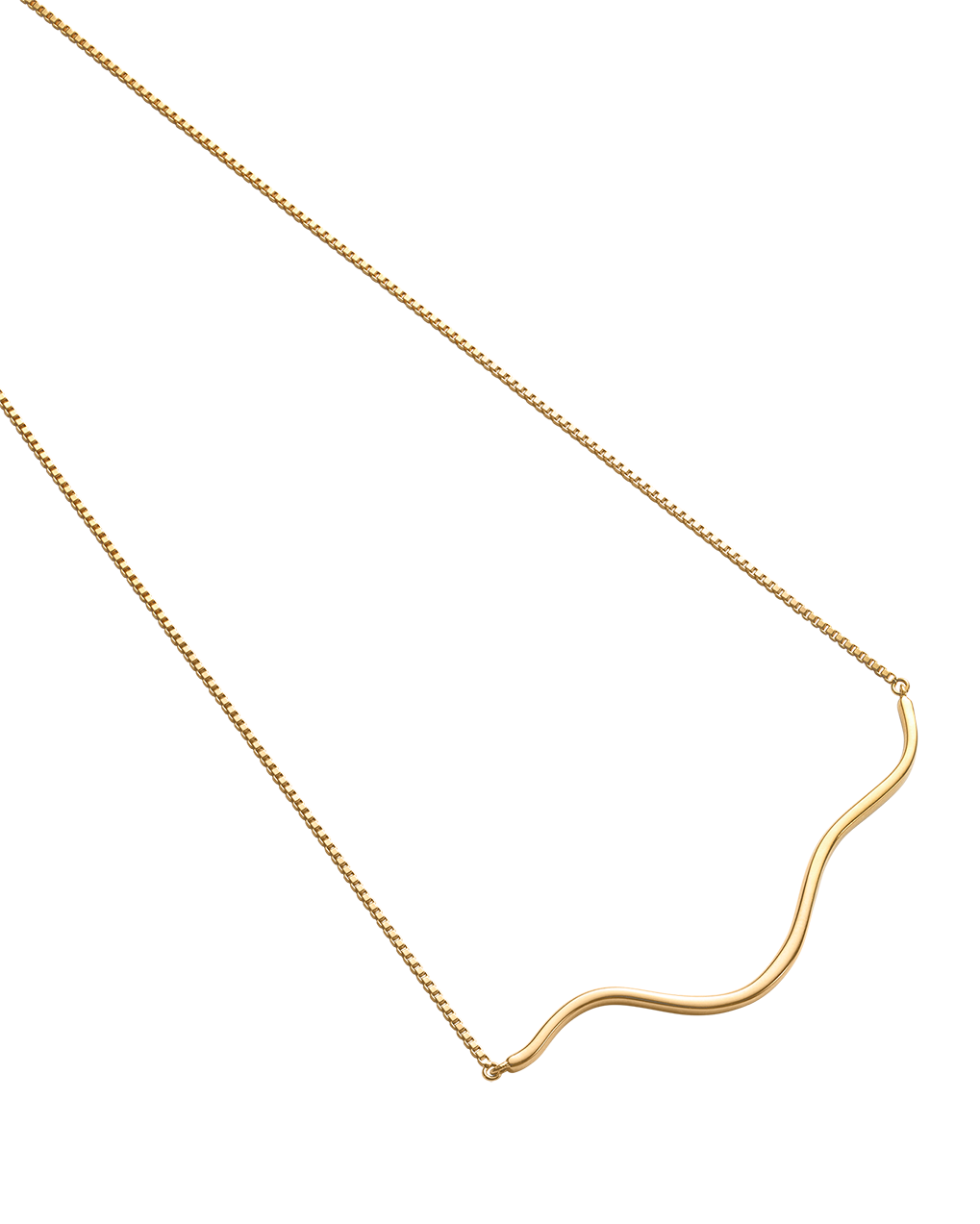 FLOAT NECKLACE (18K GOLD PLATED) IMAGE 4