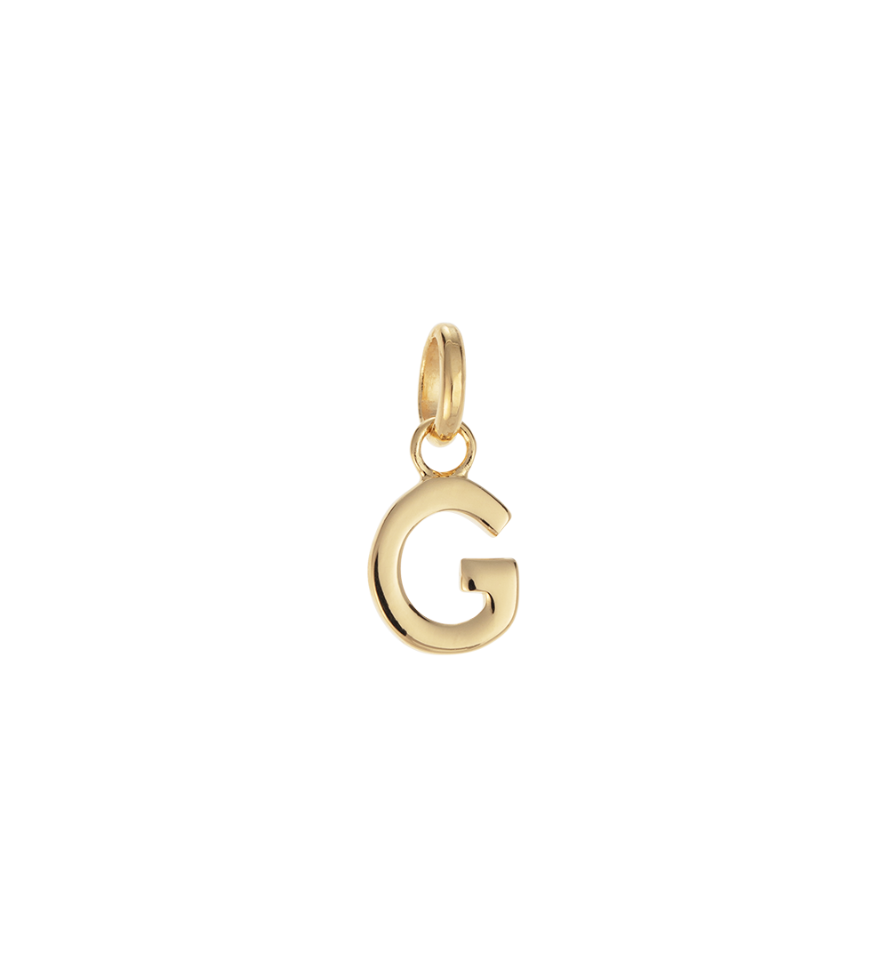 OUTLINE INITIAL A-Z (18K GOLD VERMEIL) IMAGE 14