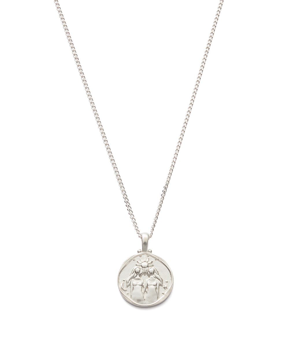 Gemini sales necklace silver