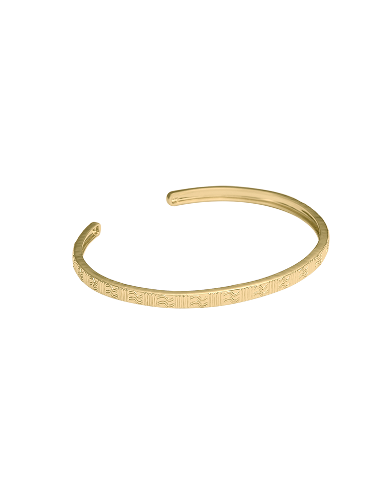 GLISTEN CUFF (18K GOLD PLATED)