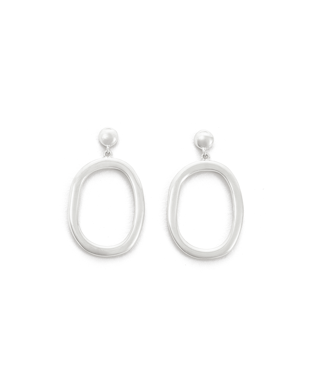 GLOW EARRINGS (STERLING SILVER) IMAGE 1