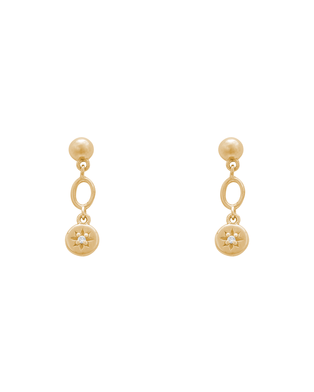 GUIDING STAR EARRINGS (18K GOLD PLATED)