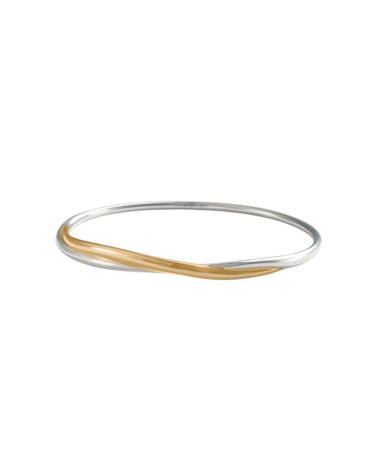 HALCYON BANGLE (MIXED METAL) IMAGE 1
