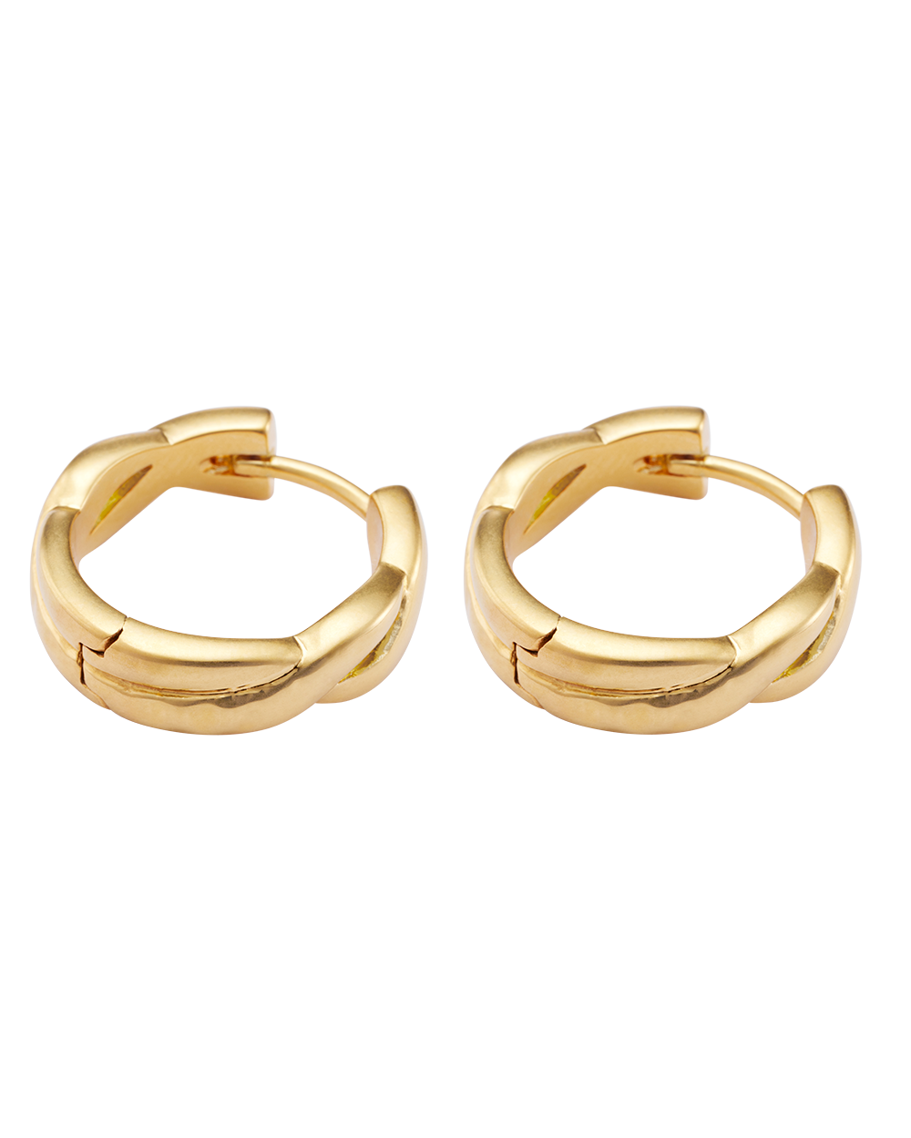 IDLE HOOPS (18K GOLD PLATED)