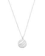 INTERTWINE CIRCLE NECKLACE (STERLING SILVER) - IMAGE 1