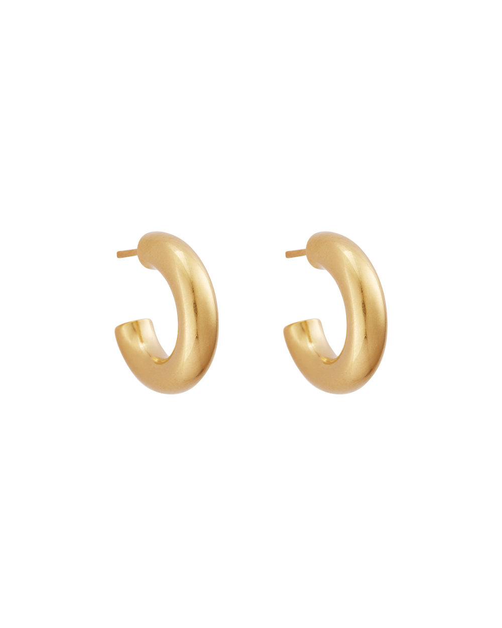 JARDIN HOOPS MEDIUM (18K GOLD PLATED)