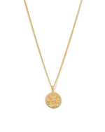 LIBRA PETITE ZODIAC NECKLACE (18K GOLD VERMEIL)