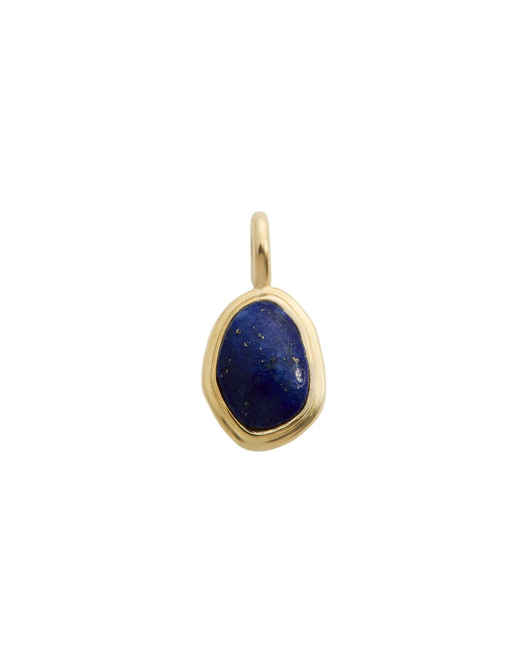 LUMINOUS LAPIS CHARM (9K GOLD)