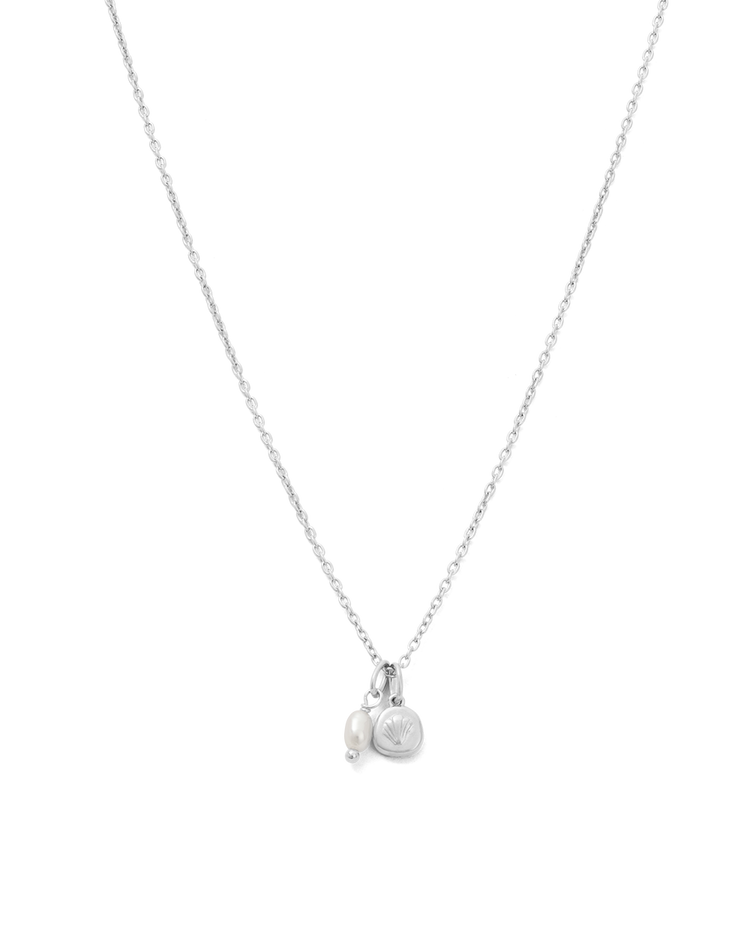 MEMOIR PEARL NECKLACE (STERLING SILVER)