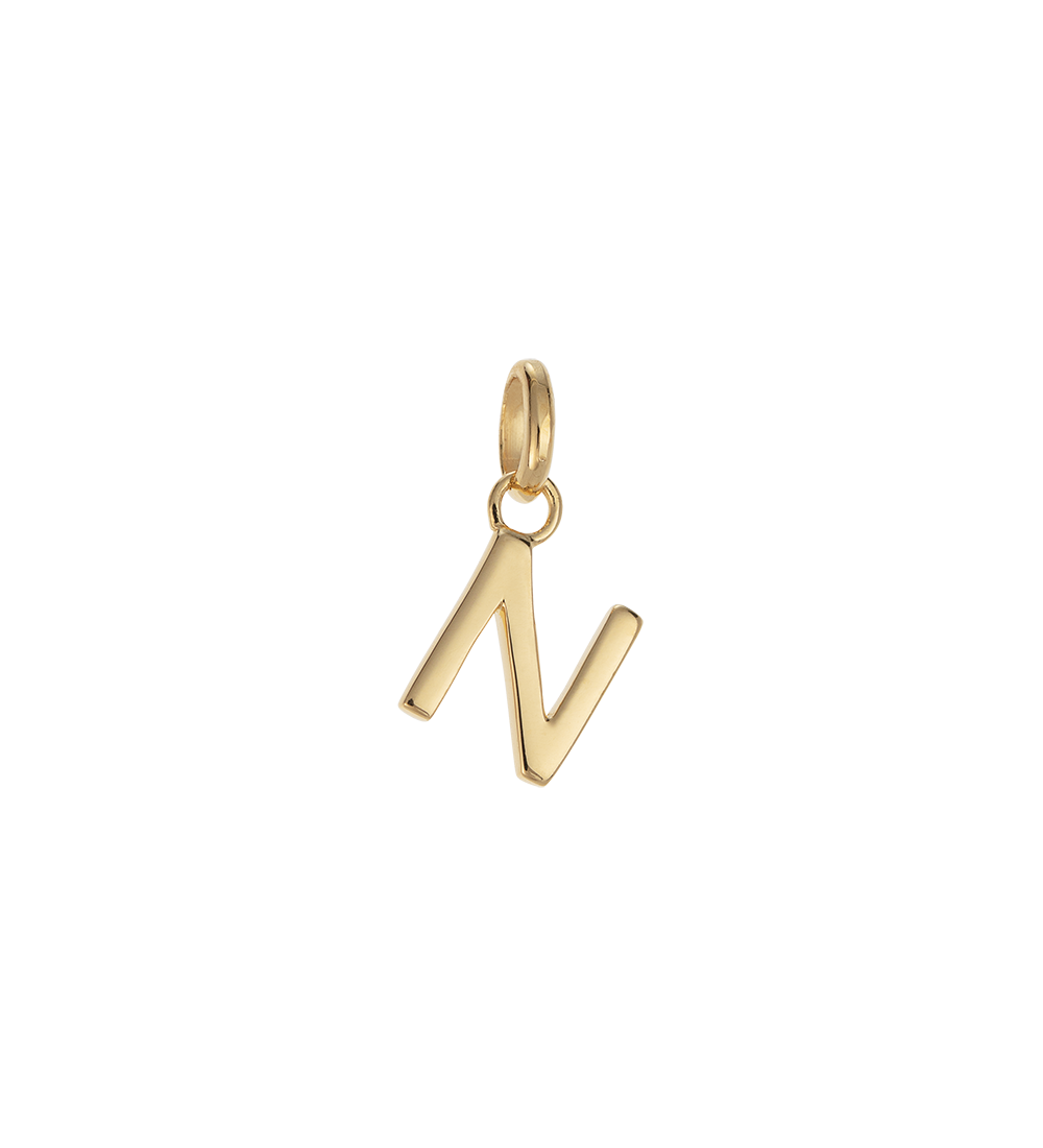OUTLINE INITIAL A-Z (18K GOLD VERMEIL) IMAGE 21