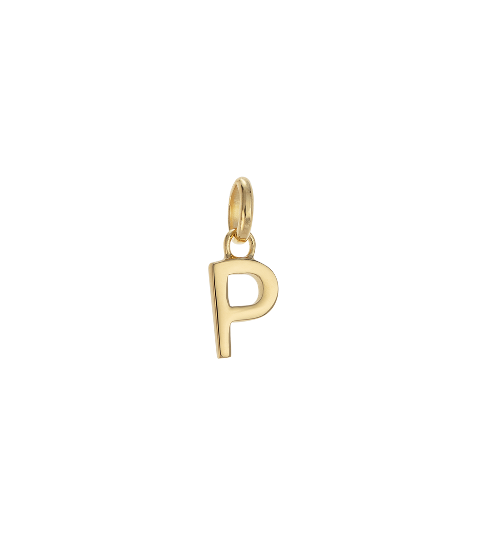OUTLINE INITIAL A-Z (18K GOLD VERMEIL) IMAGE 23