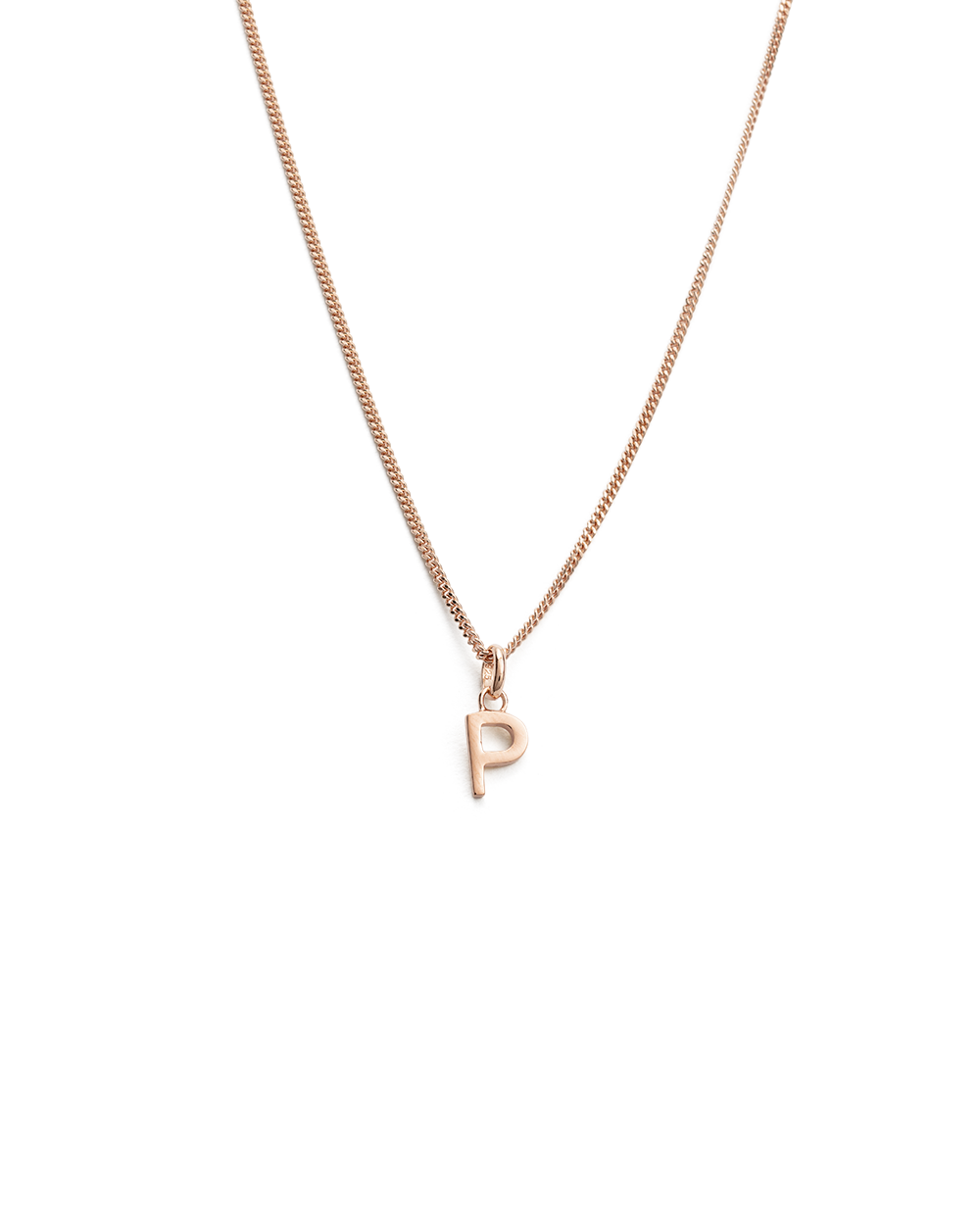 Rose necklace 2025 with initial
