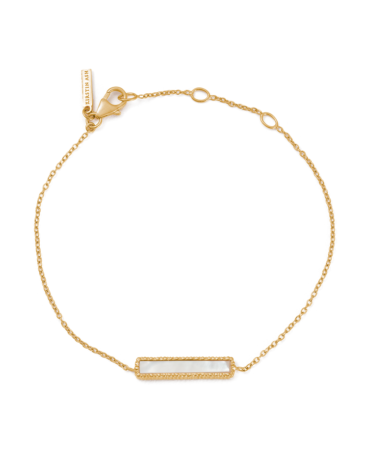 PERLA BAR BRACELET (18K GOLD PLATED)