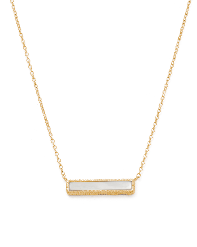 PERLA BAR NECKLACE (18K GOLD VERMEIL)