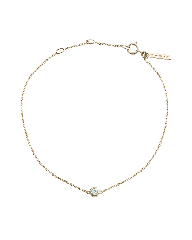 PETITE BIRTHSTONE BRACELET (9K GOLD) IMAGE 9