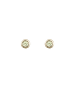 PETITE BIRTHSTONE STUDS (9K GOLD) IMAGE 13