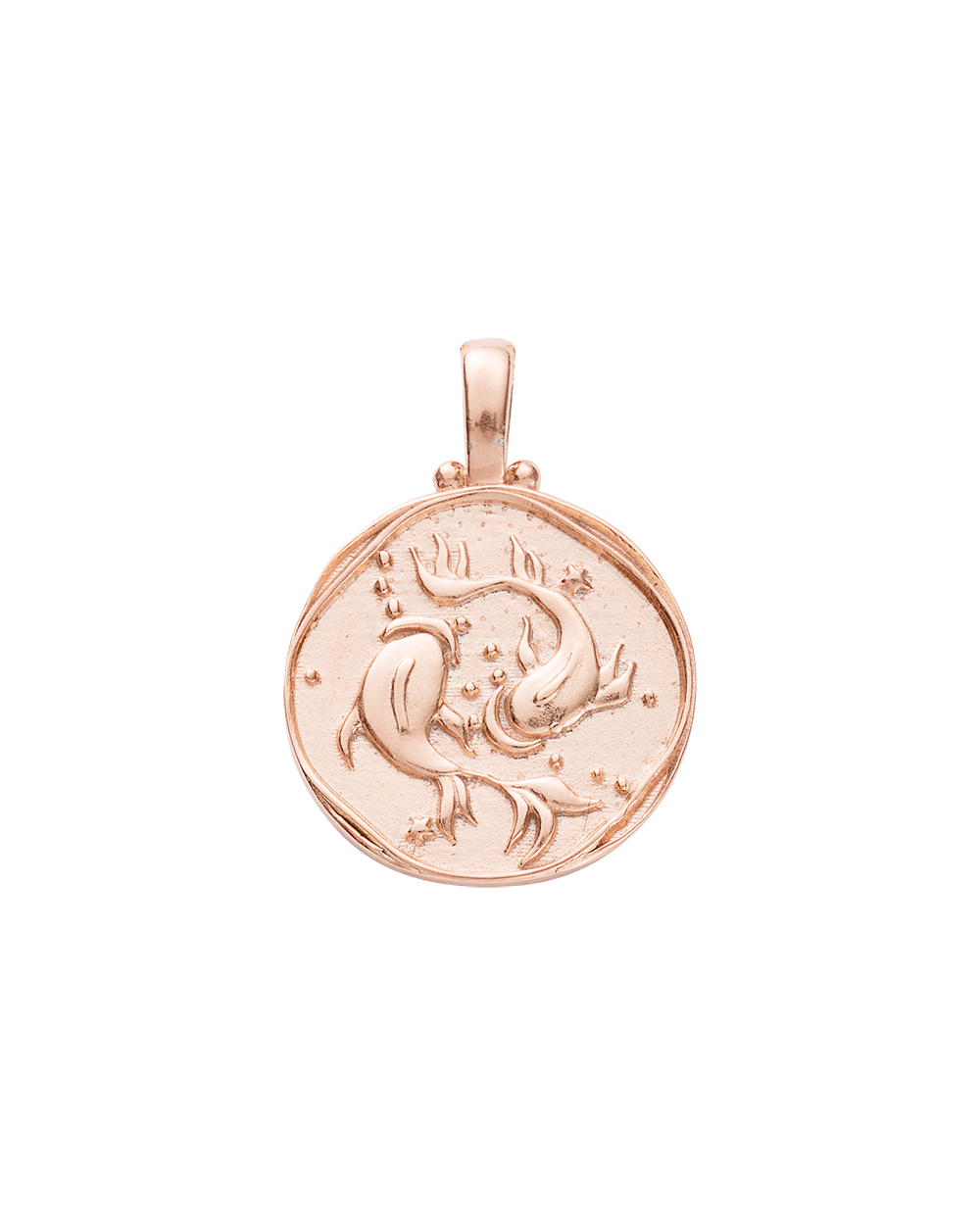 PISCES ZODIAC (18K ROSE GOLD VERMEIL) - IMAGE 1