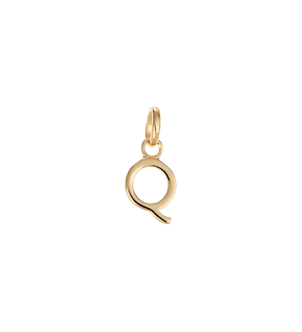 OUTLINE INITIAL A-Z (18K GOLD VERMEIL) IMAGE 24