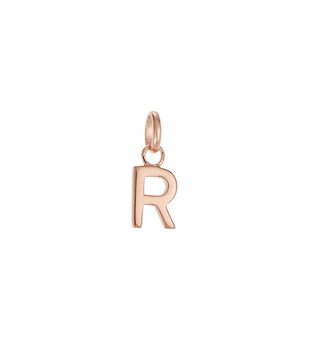 OUTLINE INITIAL A-Z (18K ROSE GOLD VERMEIL) IMAGE 20