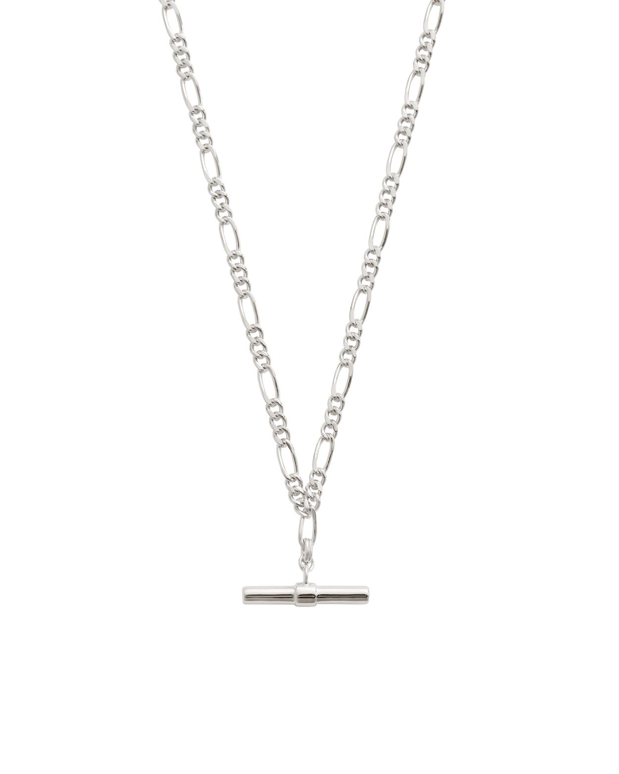 RHYTHM T-BAR NECKLACE (STERLING SILVER)