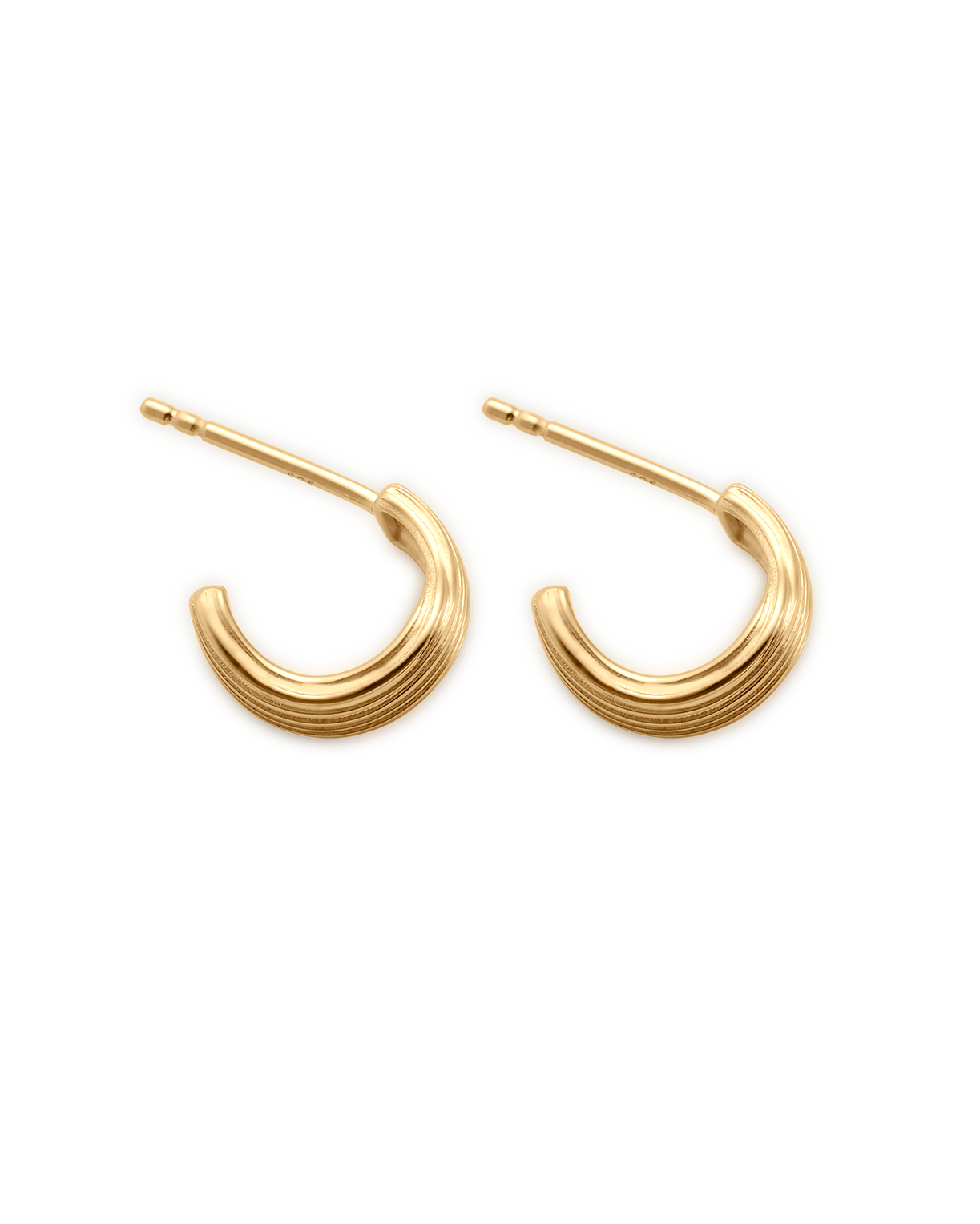 RISE HALF HOOPS (18K GOLD PLATED)
