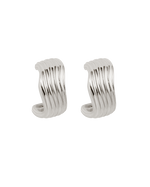 RISE HALF HOOPS (STERLING SILVER)