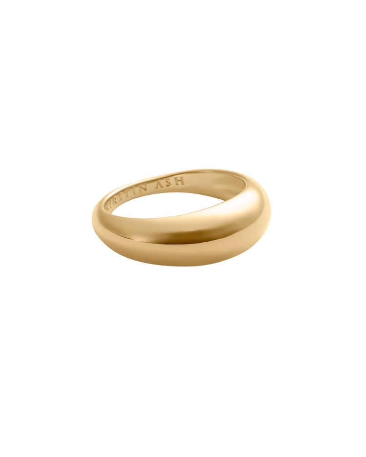 RITUAL DOME RING (18K GOLD PLATED)