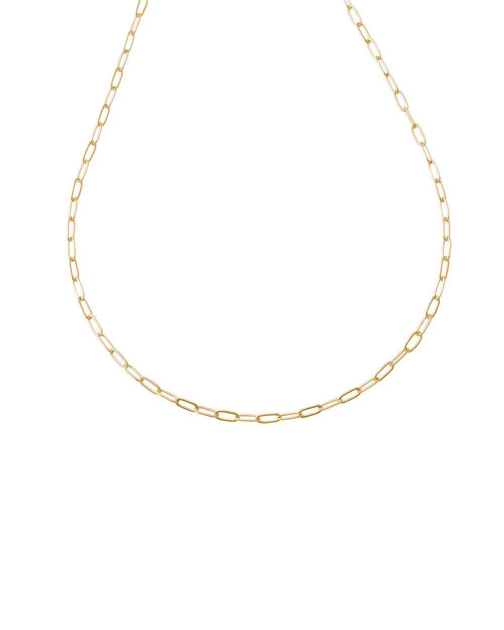 RUE CHAIN NECKLACE (18K GOLD PLATED)