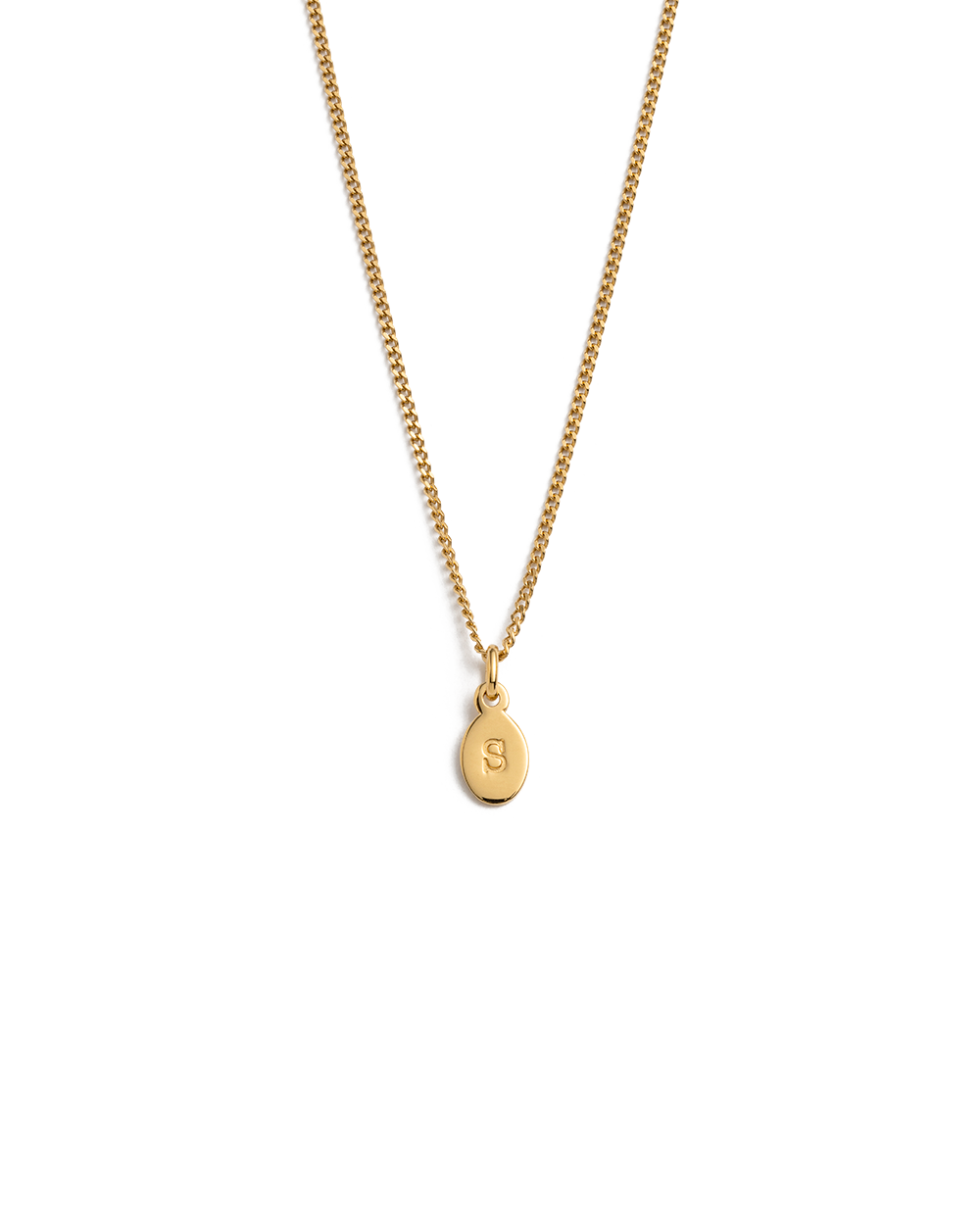 Gold a initial pendant 2025